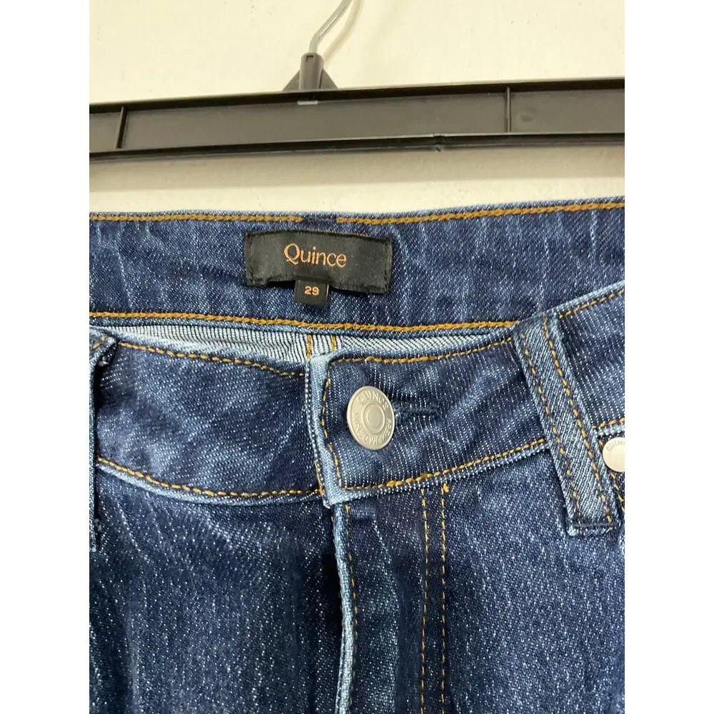 Bella Stretch Wide-Leg Jeans Stormy Blue 29"/30" Medium Stretch Organic Cotton - Picture 5 of 6